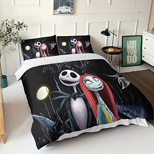 Pesadilla Antes de Navidad Funda De Edred&oacute;n Ropa De Cama De Funda De Edred&oacute;n 3D con Fundas De...