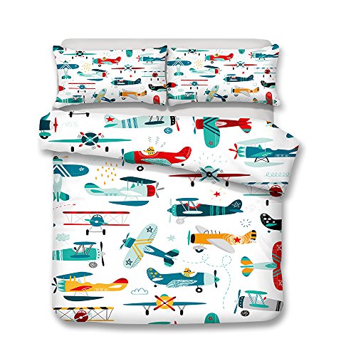 Meet Juego De Funda N&oacute;rdica Juego De Ropa De Cama Estampado S&aacute;banas Infantiles, Funda De Edred&oacute;n...