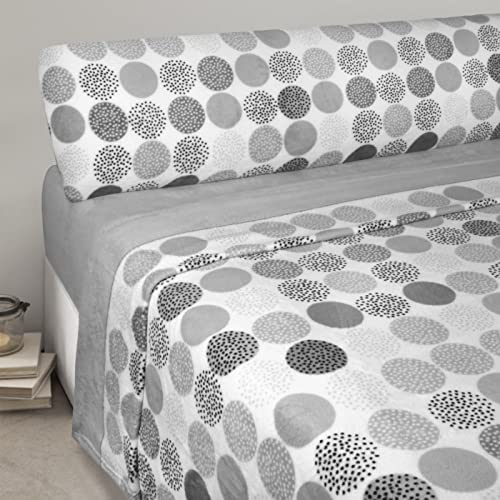 MERCURY TEXTIL- Juego de sábanas Coralina de 3 Piezas, Sábana Polar Térmica, Invierno, Extra...