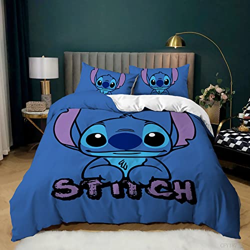 Juego De Edredón Doble Stitch Baby Bedding Set 3 PCS con Fundas De Almohada Ultra Soft Anti...