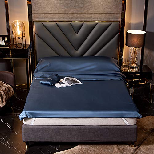 haiba S&aacute;banas planas de algod&oacute;n de calidad de hotel s&aacute;bana de 130 x 210 cm