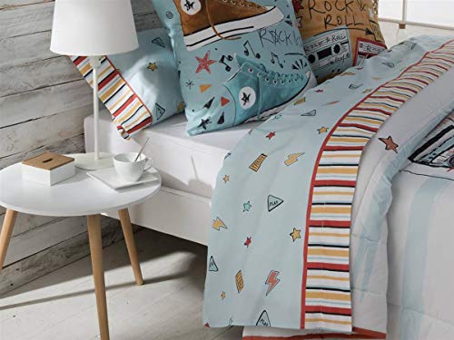JVR Tejidos Juego de sábanas Music - Cama 135 cm