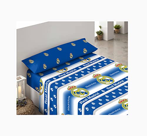 Asditex Juego de sábanas Real Madrid 3 Piezas Cama 105 cm.