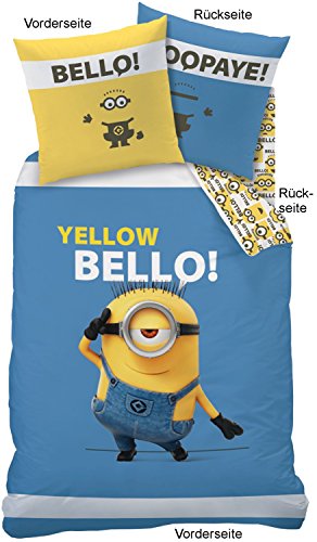 los minions ropa de cama Amarillo Bello, 135x200cm