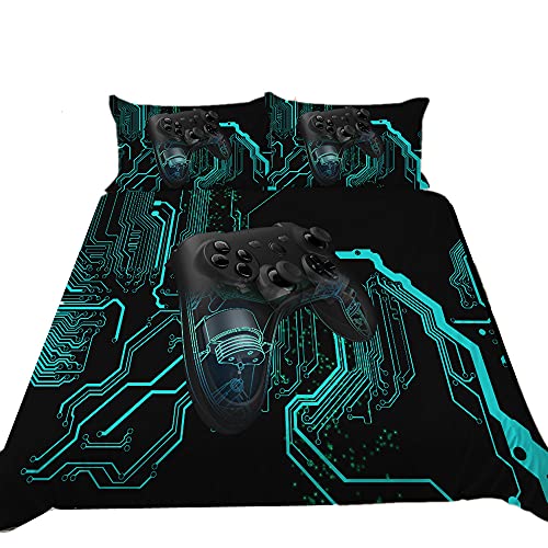 Stillshine. Juego De Funda De Edred&oacute;n, 2/3 Piezas Funda N&oacute;rdica Cama 80/90/105/135 Gamer Juvenil...