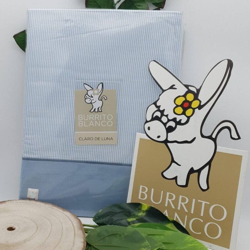 Burrito Blanco Juego de S&aacute;banas Claro de Luna 297 | S&aacute;bana 150x180/190 | Juego de S&aacute;banas 150...