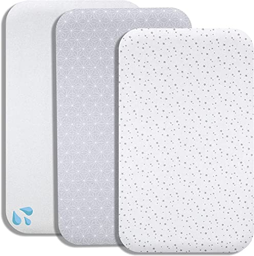 Lovely Hippo S&aacute;banas 80 x 160 cm + 1 Protector de colch&oacute;n impermeable compatible con cama de 80 x...