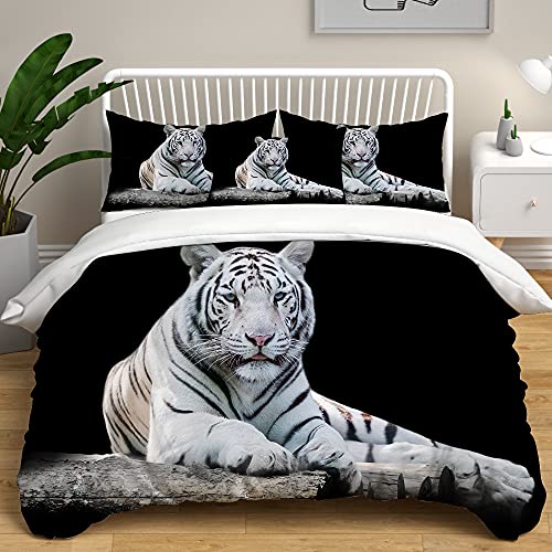 Treer Juego de Ropa de Cama con Funda de Edred&oacute;n 3 Piezas Cama 90/135/150 Fundas Edred&oacute;n N&oacute;rdica...