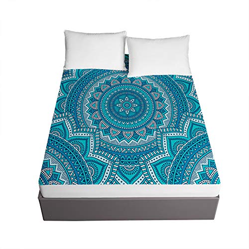 Chickwin S&aacute;bana Bajera Ajustable, &Eacute;tnico Estilo Microfibra S&aacute;bana Ajustable - El&aacute;stico en el...