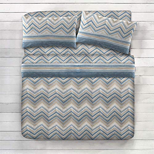 HomeLife Juego Sabanas Cama 120 Franela Italiano | Juego Sabanas 120x190 Algodon de Franela +...