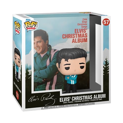 Funko Pop! Albums: Elvis Presley - Elvis Presley Xmas Album - Figura de Vinilo Coleccionable - Idea...