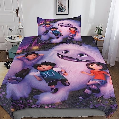 Abominable Juego De Funda Nordica Juegos De Cama 3D Aventura Funda Nórdica Funda De Edredón De...