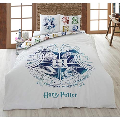 Juego de ropa de cama de Harry Potter, funda nórdica de 240 x 220 cm, 2 fundas de almohada y...