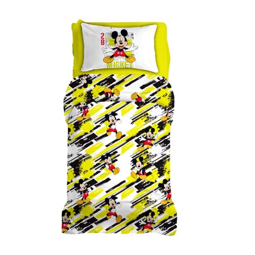 O&N Spa Juego completo de s&aacute;banas Frozen Minnie Mickey Mouse Spiderman Disney cama individual 100%...