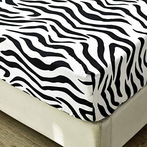 Surwin Sábana Bajera Ajustable y Antiarrugas con Elástica Bolsillo Profundo 27cm, Funda de...