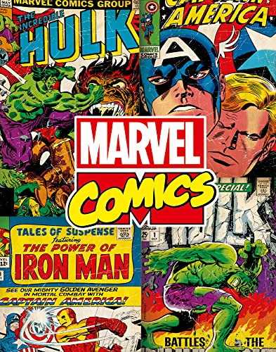 Manta grande de Marvel Comics 130 x 170 cm, manta de forro polar suave para sof&aacute;, manta de forro...