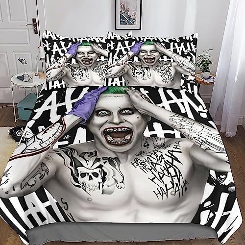 Harley Quinn Funda N&oacute;rdica para Dormitorio 3D Impresi&oacute;n Funda De Edred&oacute;n Juego De Cama Microfibra...