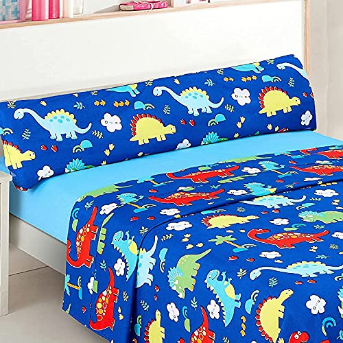 Dalina Textil Juego de Sábanas Infantil para Cama 3 Piezas - 1 Sábanas Bajera Ajustable Cama 90cm...