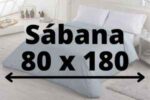 Sábana 80x180