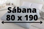 Sábana 80x190