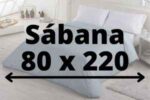Sábana 80x220