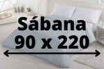 Sábana 90x220
